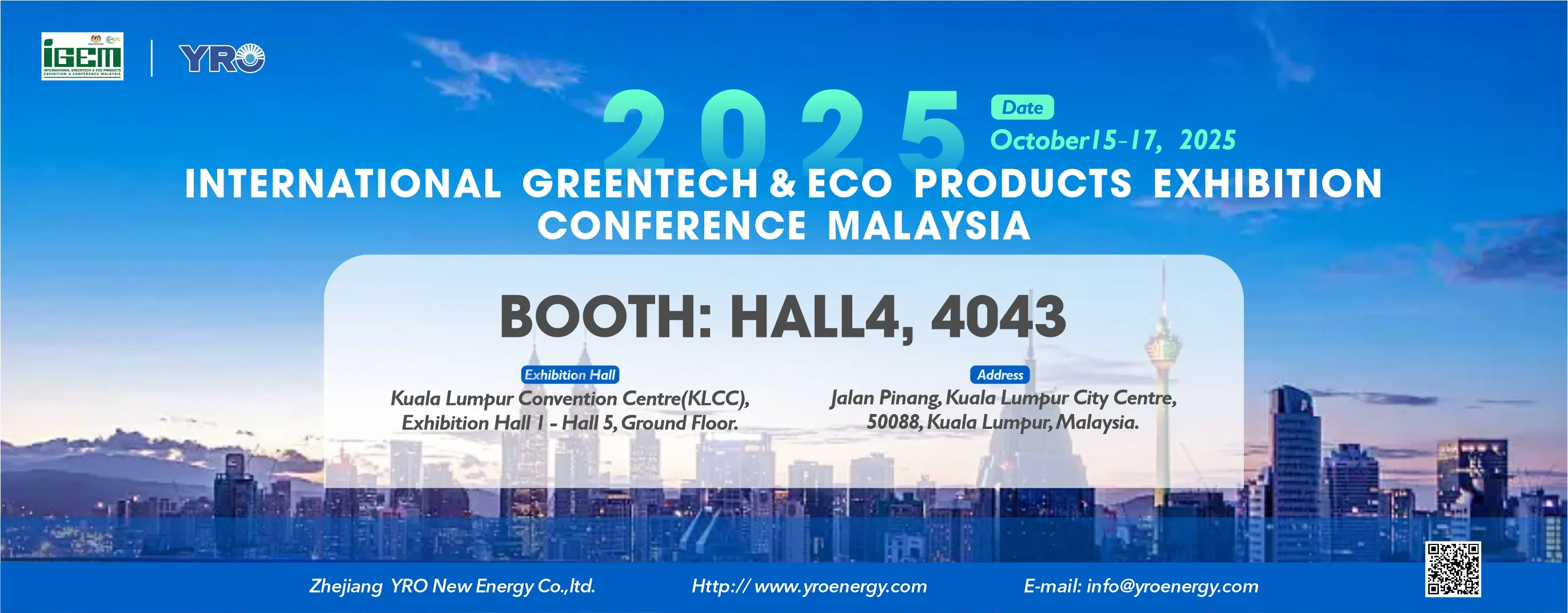 Se réunir à l'exposition en Malaisie le 15 octobre