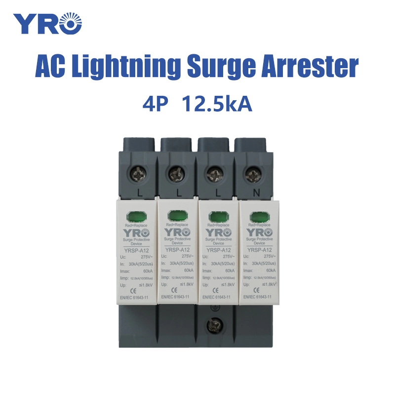 Treaste de surtension de la foudre de 30-60KA AC