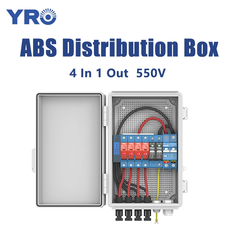 4 en 1 boîte de distribution ABS 550V DC ABS