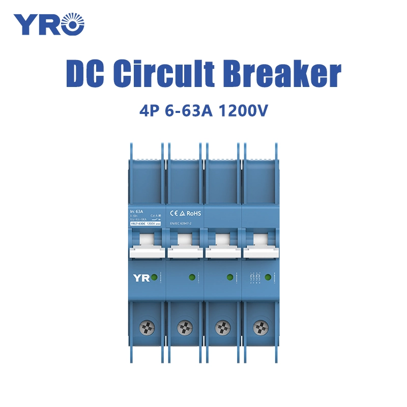 4p 6-63a 1200v DC DC Breaker