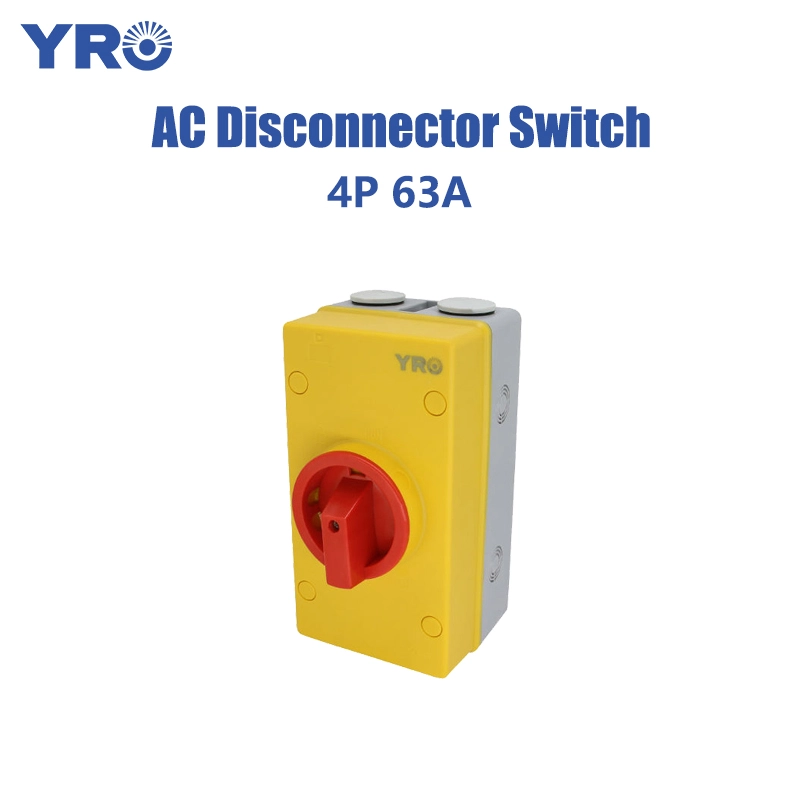 Interrupteur de déconnexion 4p 63a AC