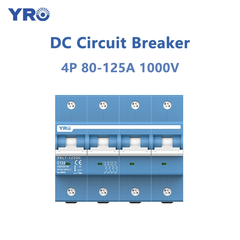4p 80-125a 1000v DC DC Breaker