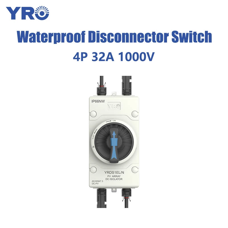 IP66 4P 32A 1000V TOP en bas